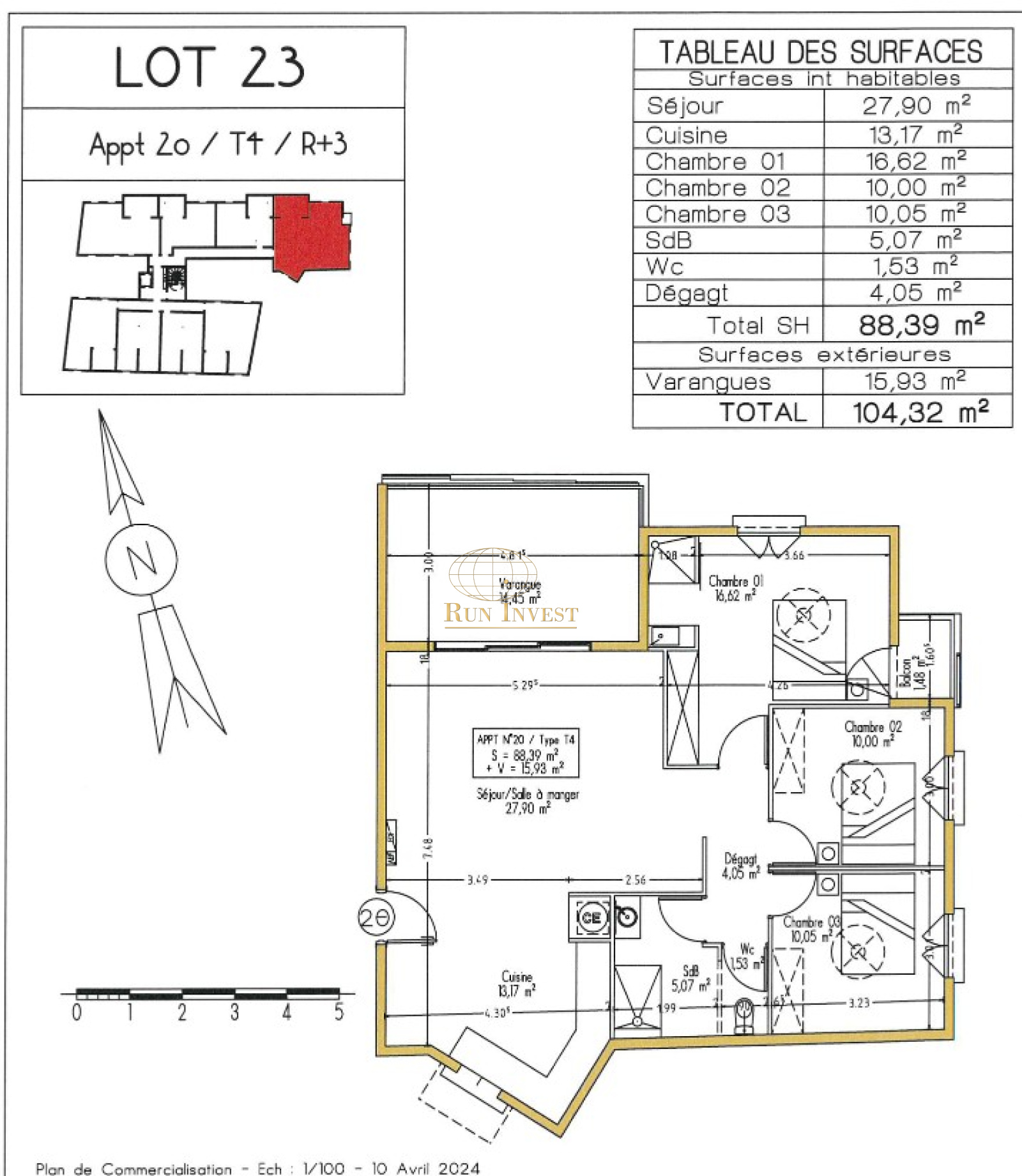 Image_9, Appartement, Saint-Pierre, ref :4311c